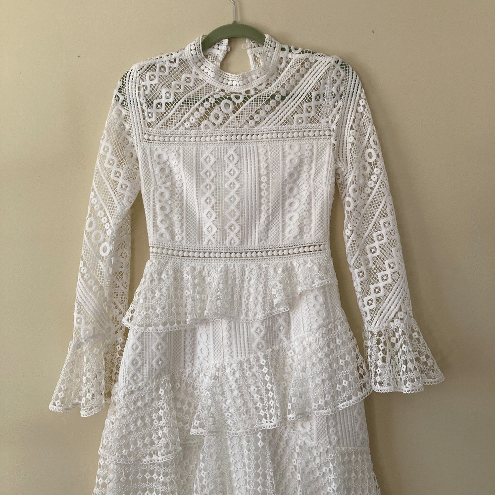Lace dress, graduation, confirmation/Easter , size 4 womens
